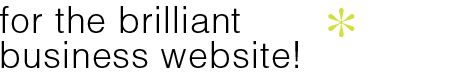 for the brilliant business website for the brilliant business website